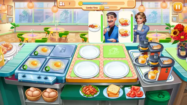 My Restaurant: Crazy Cooking Games android App screenshot 1